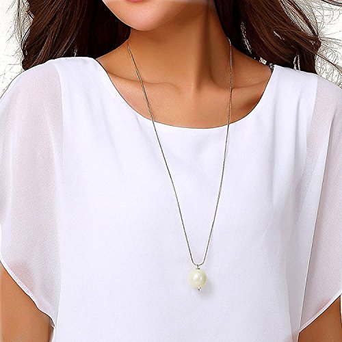 Viishow Women's Loose Casual Short Sleeve Chiffon Top T-Shirt Blouse White Xl #TOP4