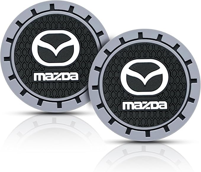 Juego 2 Posavasos de Silicón para Auto 2.75 in miniatura 1