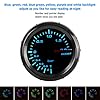 2in 52mm Turbo Boost Gauge with Sensor Pointer Type 7 Color LED Backlight Universal Turbo Boost Meter for Gasoline Modified Cars #4