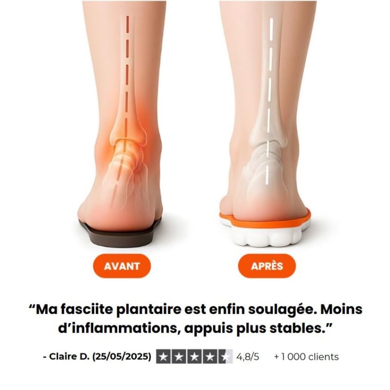 stepsia Semelles orthopédiques anti-douleurs pour Confort Femme et Homme - Semelles Orthopédiques Mémoire de Forme Amortissantes Respirantes Anti - Odeur et Transpiration