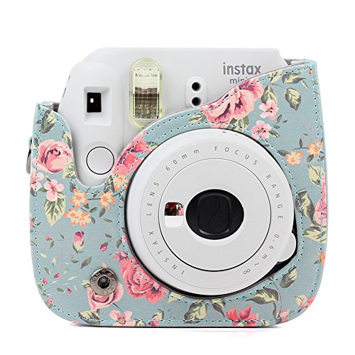 Capa protetora para câmera Fujifilm Instax Mini 8 Mini 8+ Mini 9 câmera instantânea com alça de ombr