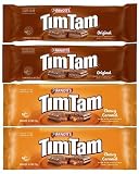 Tim Tam Delicious - Original, Chewy Caramel (Pack of 4) Chocolate Cookie Biscuits, Aussie Made & Loved ...