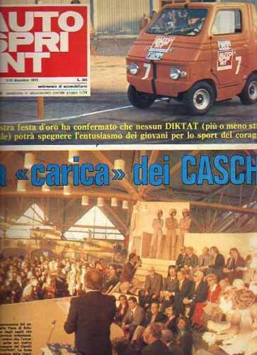  Autosprint Auto Sprint 49 Dicembre 1973 Merzario, Fiat 126, Alfetta