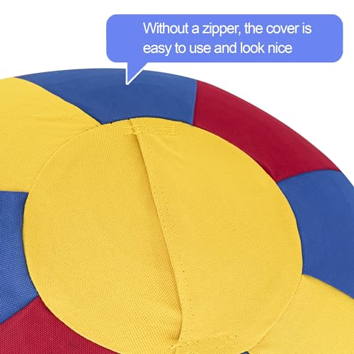 ANC POP Herding Ball for Dogs & Horses, 25" Large, Red, Blue, Yellow - Image 3