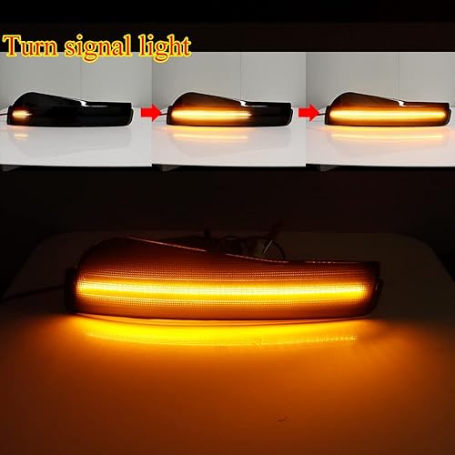 Miniatura 6 de KENRTIR Para 1993 1994 1995 1996 1997 Pontiac Firebird Trans Am Smoked Lens parachoques delantero esquina marcador lateral luces de estacionamiento