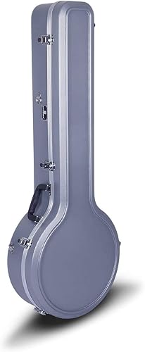 Miniatura 32 de Crossrock Funda de madera para guitarra Tweed para banjo resonador de 5 cuerdas (CR600BJTW) (CRW600BJTW) Tweed de vinilo,Negro -,Marrón