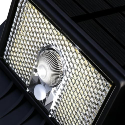 Luces solares exteriores con sensor de movimiento linterna impermeable suelo 5