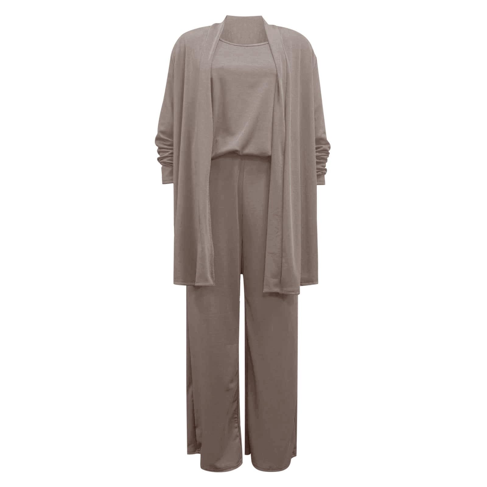 Set di 2 pezzi da donna abbigliamento sportivo yoga set pastello reggiseno e leggings estensibili per palestra fitness allenamento A133, marrone, XXXXL