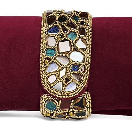 Image of Aheli Clutch Purses Gift for Women Handmade Evening Sling Handbag Stylish Bridal Fashion Bag