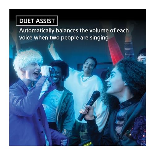 Image of Sony SRS-XV800 Wireless Bluetooth Party Speaker with ULT Wireless Karaoke Microphones Bundle (Black)