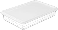 Vista 1 de Luxshiny Recipiente de almacenamiento de tocino para refrigerador, caja de almacenamiento hermética de carne con tapa, contenedor de alimentos