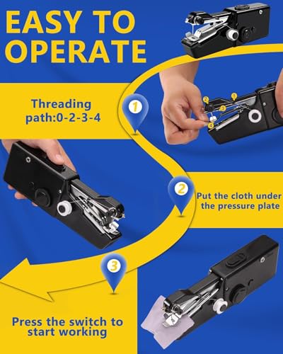 Sewing Machine With Telescopic Table And Built-In Light, Small Sewing Machine Suitable For Beginners Or Professional Tailors Or Diy - 3