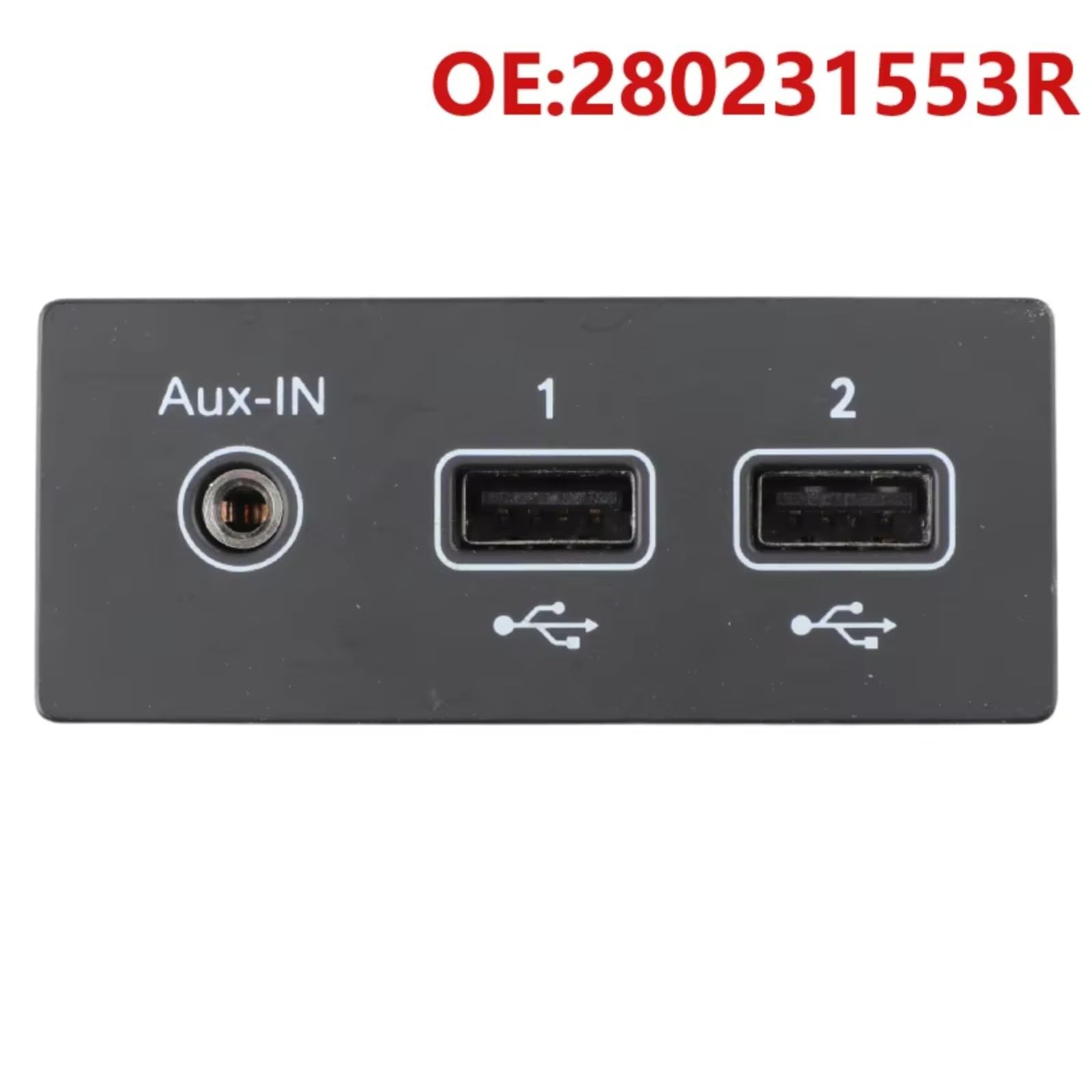 Compatibile Con Clio Mk5 2020 280231553R Presa Audio Ausiliaria AUX Jack USB Porta Di Ricarica Per Modulo USB Accessori Sostituzione