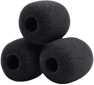 Headset Microphone Pop Filter Cover Replacement for SteelSeries Arctis 1/3 /5/7 /7X/ 7P/ 9X Pro Gaming Headset Mic Foam Cover (3 Pack)