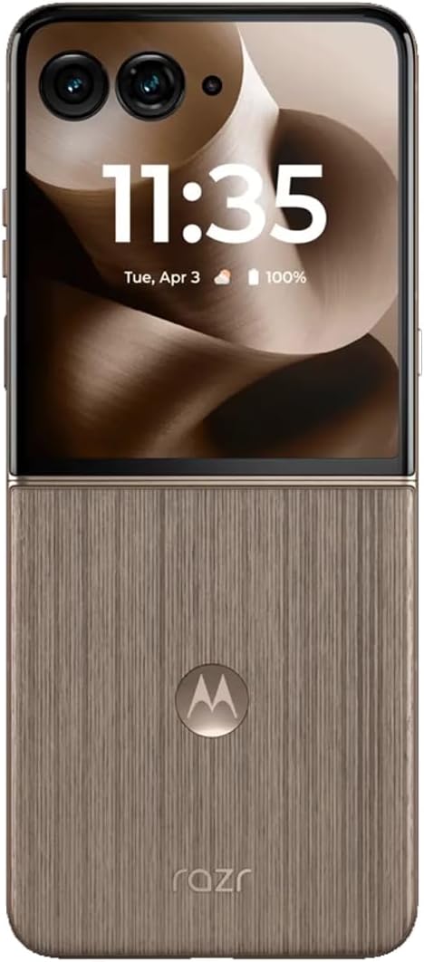 Motorola RAZR 60 Ultra 5G 2025 (Pantone Mountain Trail) International Version | XT2551-6 | 512GB + 16GB RAM Dual-SIM (Nano, eSIM) Unlocked Android 15 Flip Smartphone
