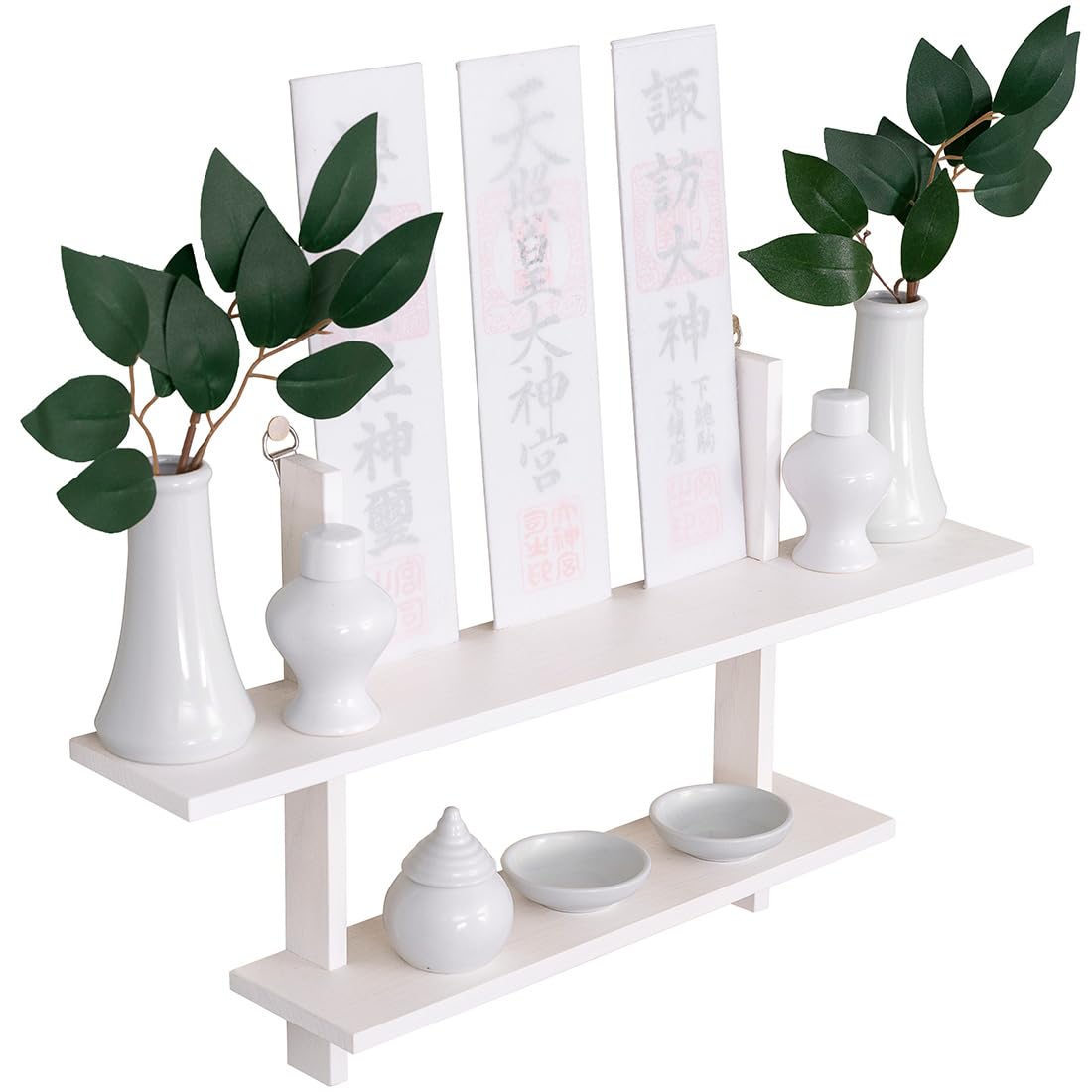 Amazon｜神棚の匠 神棚 モダン [ お札立て 光忠-MITSUTADA- ホワイト