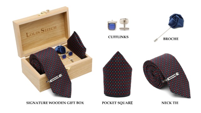 LOUIS STITCH Italian Silk Necktie LS-TEBU013-CP on Amazon Live