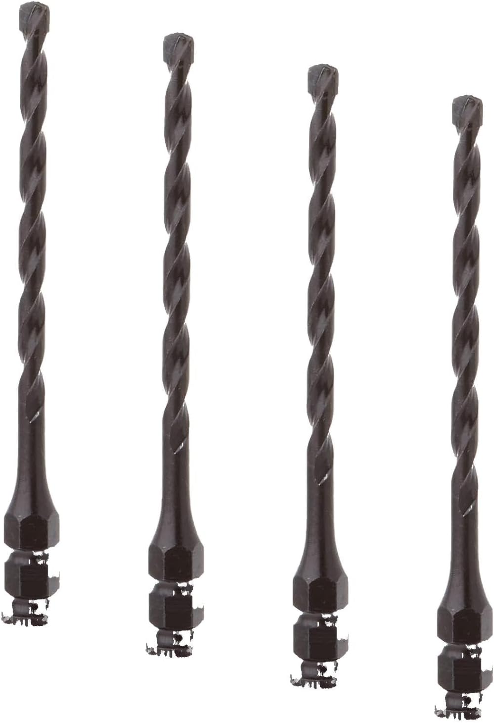 IRWIN Tools 1870568 Impact Performance Series Concrete Screw Installation 3/16-Inch X 5-Inch Drill Bit for 1/4-Inch Screws (Pack of 4)