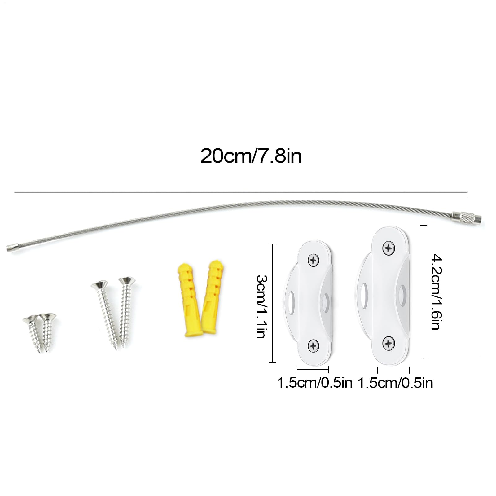 Furniture Safety Straps, Metal Anti-Tip Kit, Dresser Safety Bracket, Anti-Tip Wall Connector, Child Safety Furniture Strap, Pet Safety Furniture Strap, Secure Furniture To Wall, Anti-Tip Furniture Kit