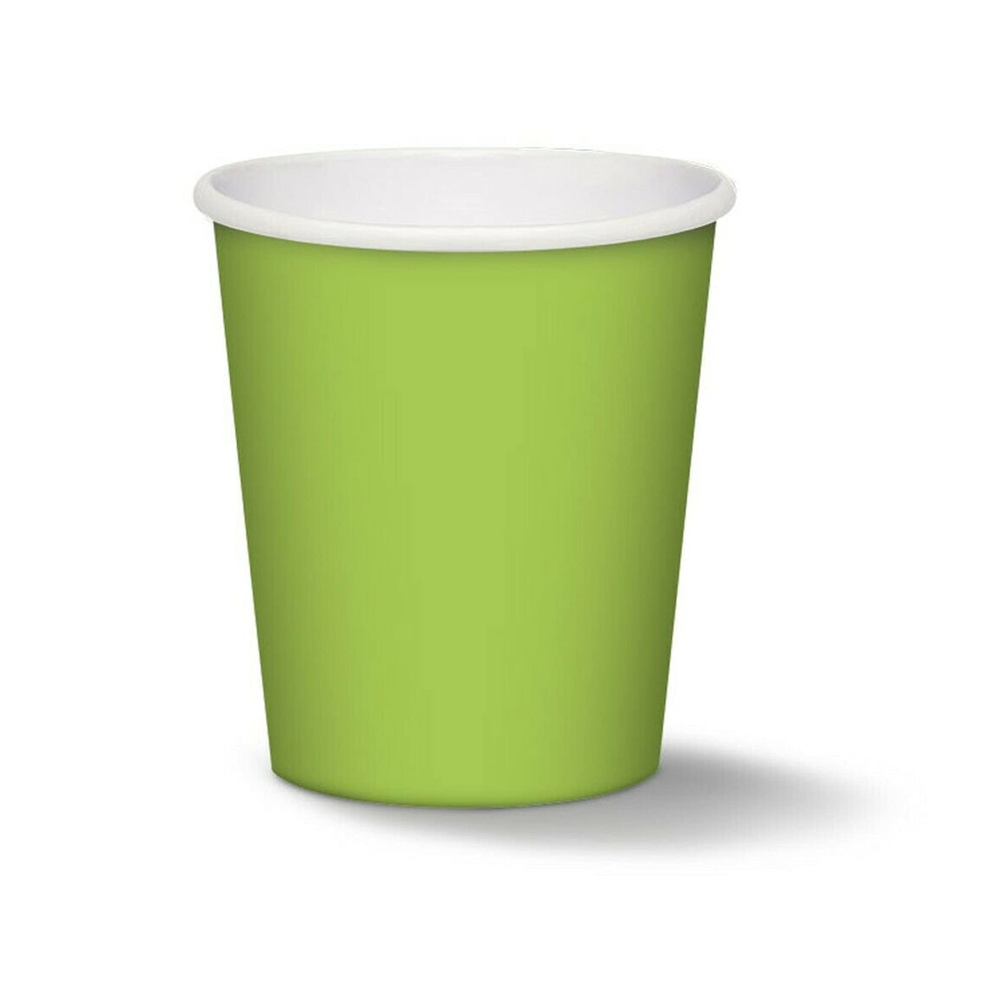 1600 bicchieri WEBIO BICCHIERE Bicchierini di carta da caffè monouso in Cartoncino per bevande calde 75ml colore VERDE