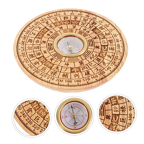 Brújula tradicional china BESPORTBLE de 2 pulgadas para decoración miniatura 6