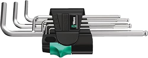 Wera Juego de llaves HEX HEX de 950 PKL7 SM N de brazo largo