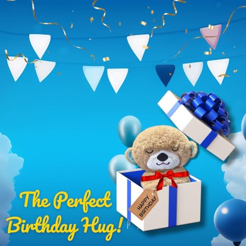 SUPER TOY Breathing Teddy Bear Soft Toy Huggable Stuffed Animal Plush Toy for Kids & Adult - Birthday Gift Valentine Day - 25cm (Brown) 9 515WR7HesPL
