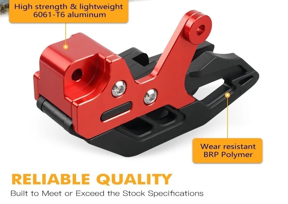 Osłona łańcucha Prowadnica Łańcucha Pasuje Do Xtrainer 300 250 RR 125 200 350 390 400 430 450 480 RM RS 525 Motocyklowego Łańcucha Ochraniacz