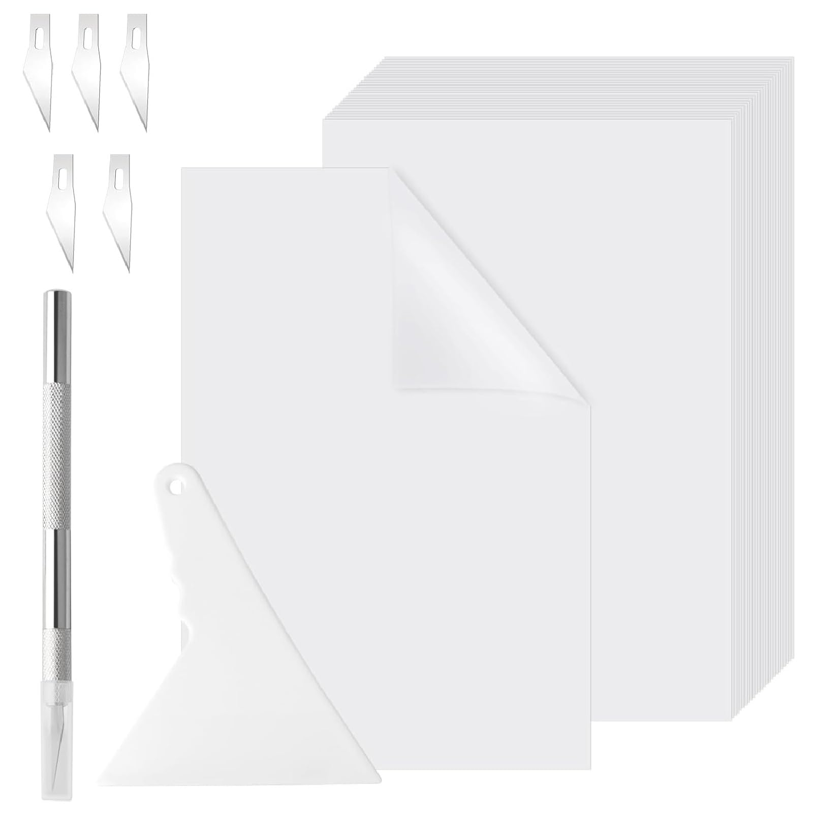 Carta Rilascio Per Pittura Diamante | 100 Fogli 15x10 Cm | Antiaderente | Doppia Faccia - Foto 3