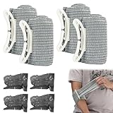 Weciau 4 Pièces Pansement Israelien, 4 Pouces Pansement Compressif D'urgence Garot, Gris C...