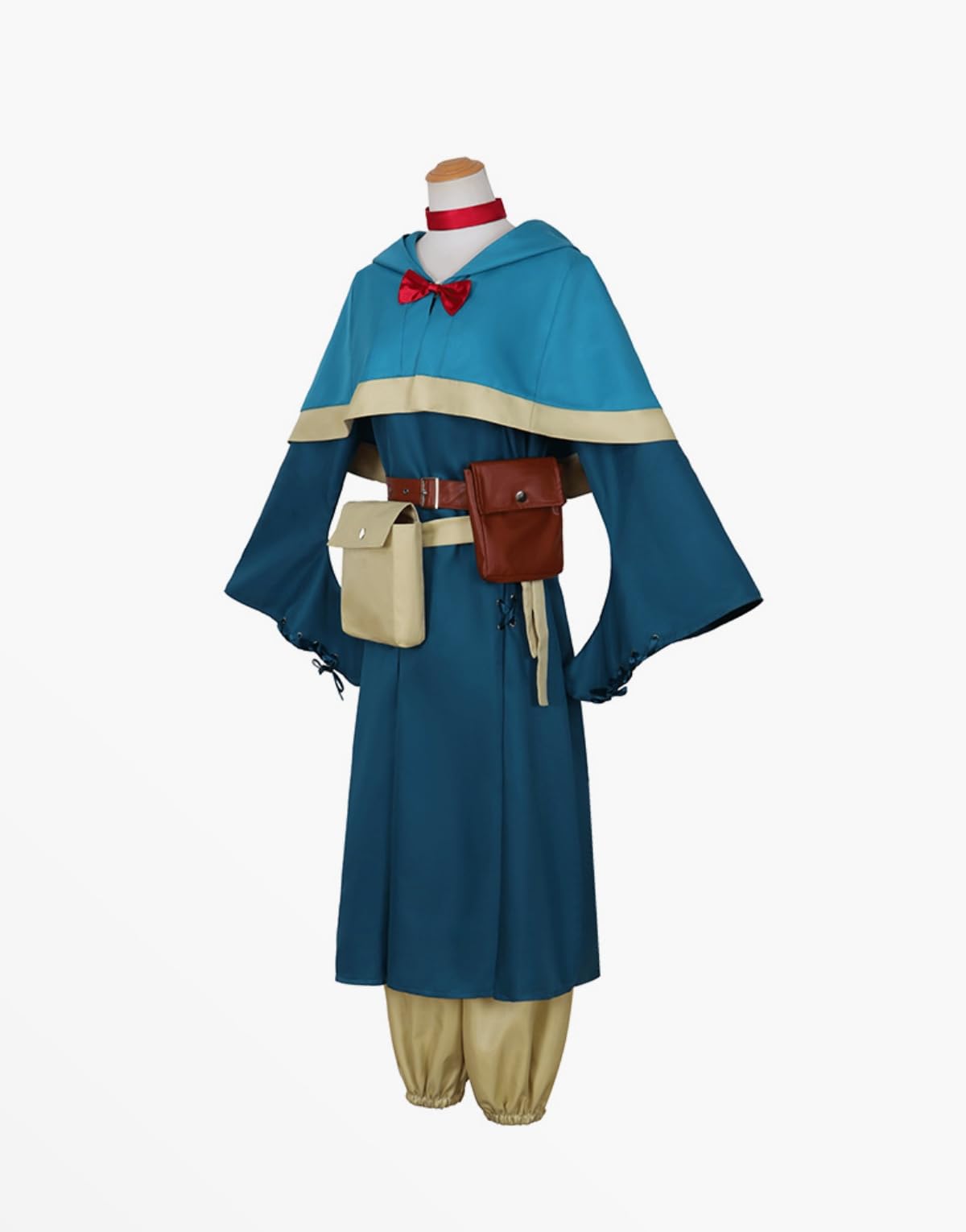 ダンジョン飯 マルシル コスプレ衣装 靴ヴィッグ 武器付き 三分妄想 ダンジョン飯 魔女マルシル コスプレ衣装 ウィッグ