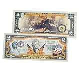 Declaration of Independence 250th Anniversary Collectible $2 Bill | Independence Day 2 Dollar Bill Uncirculated Commemorative Coin Collectibles