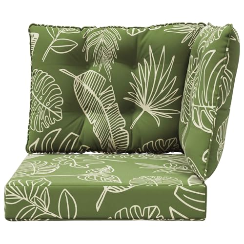 Coussin de canapé d'extérieur antidérapant et ergonomique, lot de 3 imperméable pour fauteuil