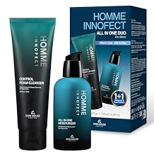 The Skin House HOMME INNOFECT All-in-One Skincare Duo for Men | Foaming Face Wash & All-in-One Moisturizer Toner + Serum + Aftershave Balm | Korean Skin Care for Sensitive Skin