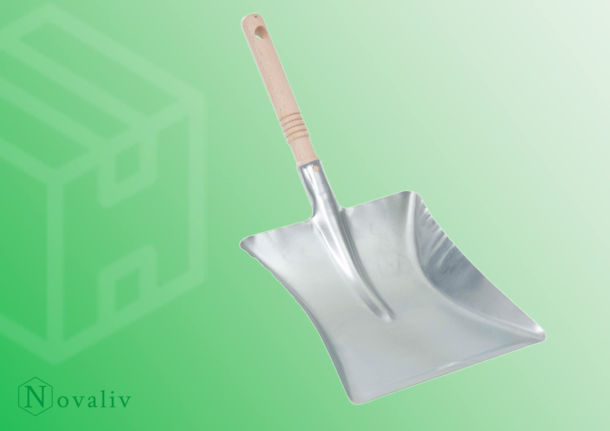 Novaliv 4 x veegplaatset, veegplaatgarnituur, handveger fijne kunstborstelharen en veegplaat, metaal, zilver, verzinkt, veegplaatbezem voor het