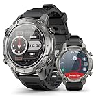 2026 AI Smart Watch with GPS, Offline Maps, Compass, Heart Rate, Blood Oxygen, Stress, Sleep monitor, 178 Sports Modes, 5ATM WaterproofRound Watch, 1.43-inch AMOLED Display, Compatible Android and iOS