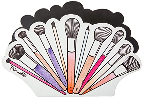 Organizador Pinceis Beauty Geguton Preto E Branco