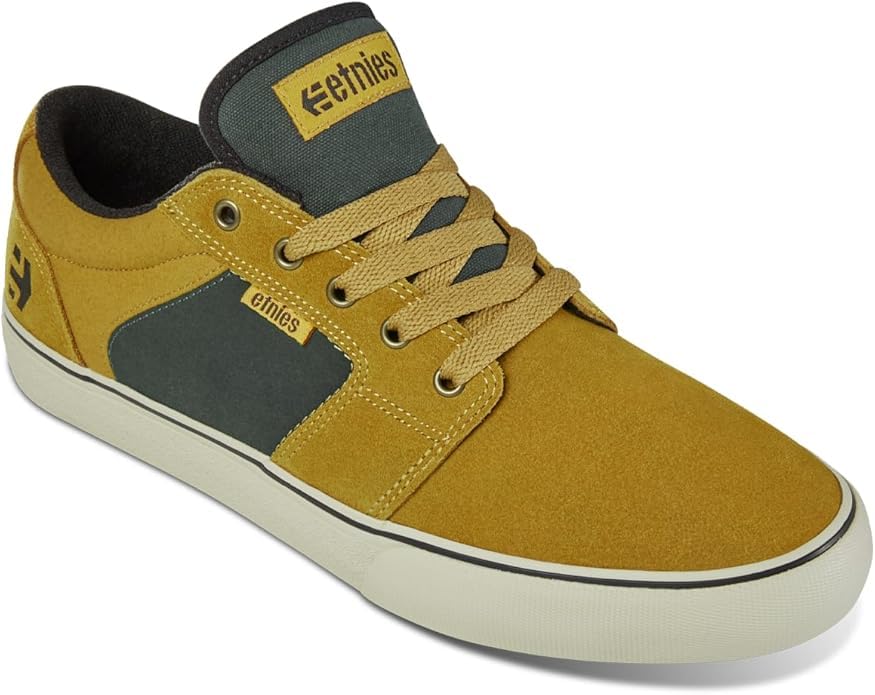 Image of Etnies Barge LS - Classic Skate Look, Slim Vulcanized Silhoutte, Hefty Armored Collar, Reinforced Vulc