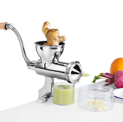 Exprimidor Manual De Acero Inoxidable 304, Exprimidor Manual De Hierba De Trigo De 8,6 Cm De Diámetro, Exprimidor De Granada De Jengibre, Trigo Y Verduras Para El Hogar