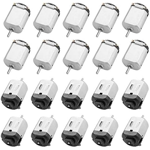 20 Pieces 3V High Speed Mini Motors Cover