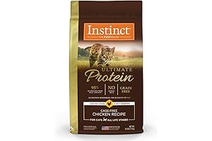 Instinct Ultimate Protein Grain Free Cage Free Chicken Recipe Natural Dry Cat...