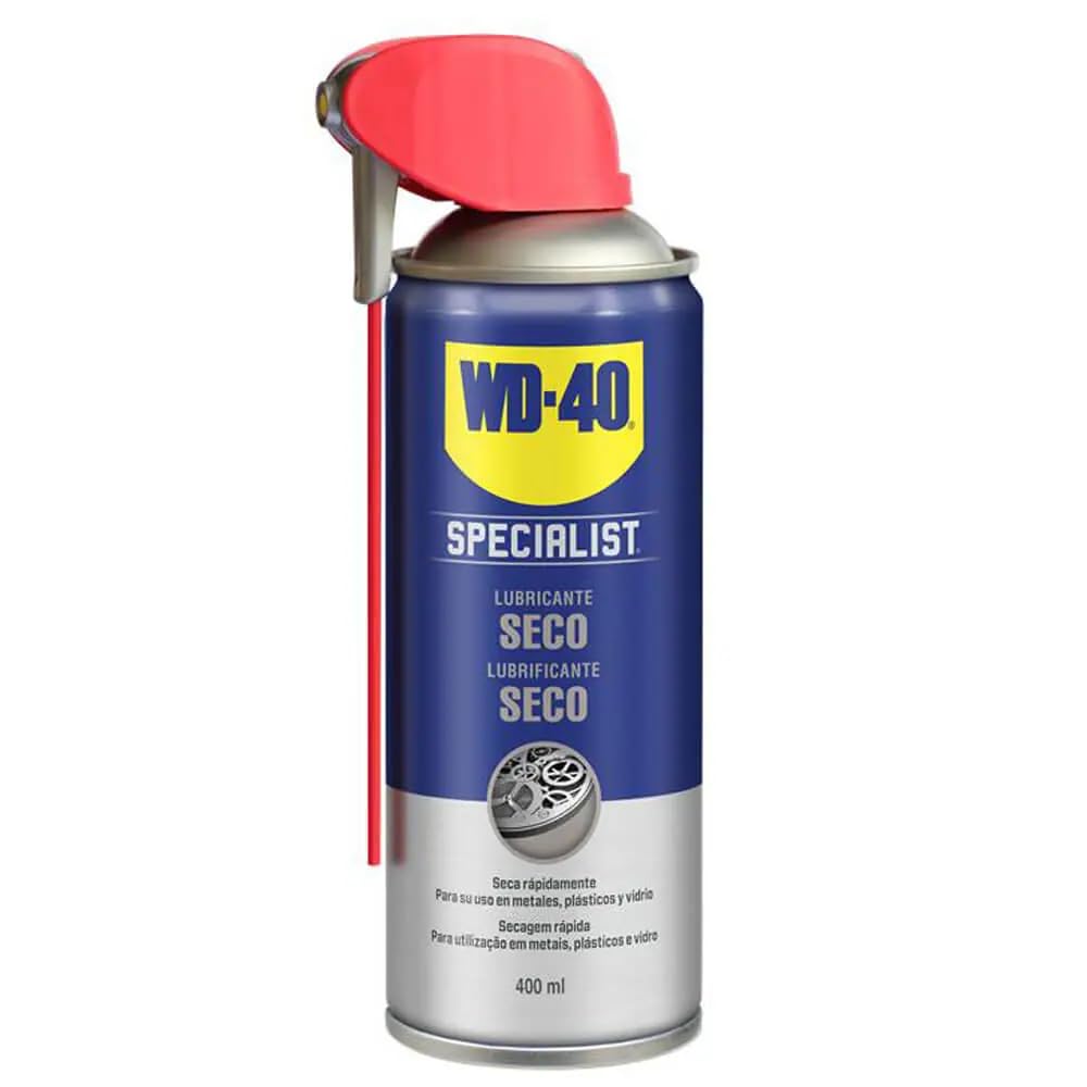 WD-​40 Specialist - LUBRICANTE SECO PTFE - Pulverizador Doble Acción 400ml