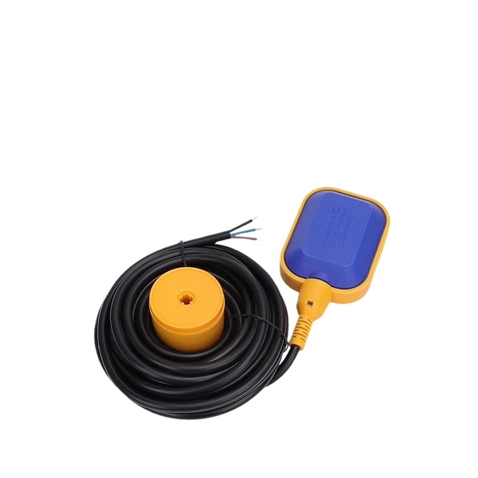 Interruptor de flotador con cable Interruptor de flotador cuadrado/redondo, controlador de nivel de agua líquida, sensor de 2/3/5/8/10 m 1 unidad(Rectangle,5 Meters)
