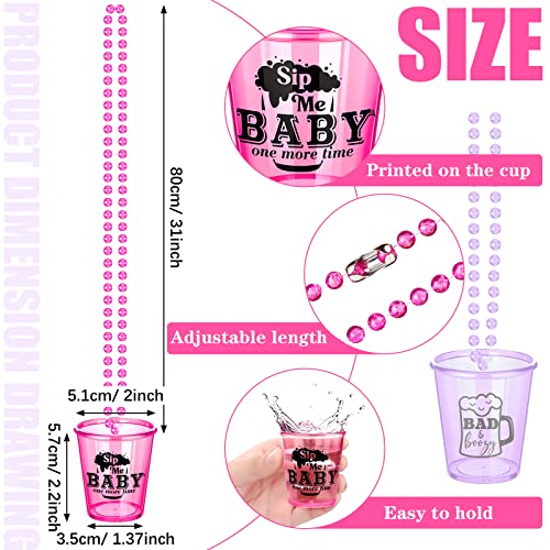 39 Pieces Shot Glass On Beaded Necklace Plastic Shot Necklace Cups Shot Glass Necklaces Beads Necklace Shot Glasses Naughty Shot Glass Favors For Adults And Teens Party Supplies, 13 Assorted Styles #TOP1