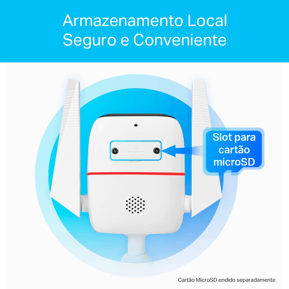 Tapo C310 Caméra de Surveillance WiFi extérieur 3MP, Vision Nocturne à 30 m, détection de Mouvement, étanche IP66, Notification d'alarme, Audio bidirectionnel, Compatible Alexa et Google (Lot de 2)