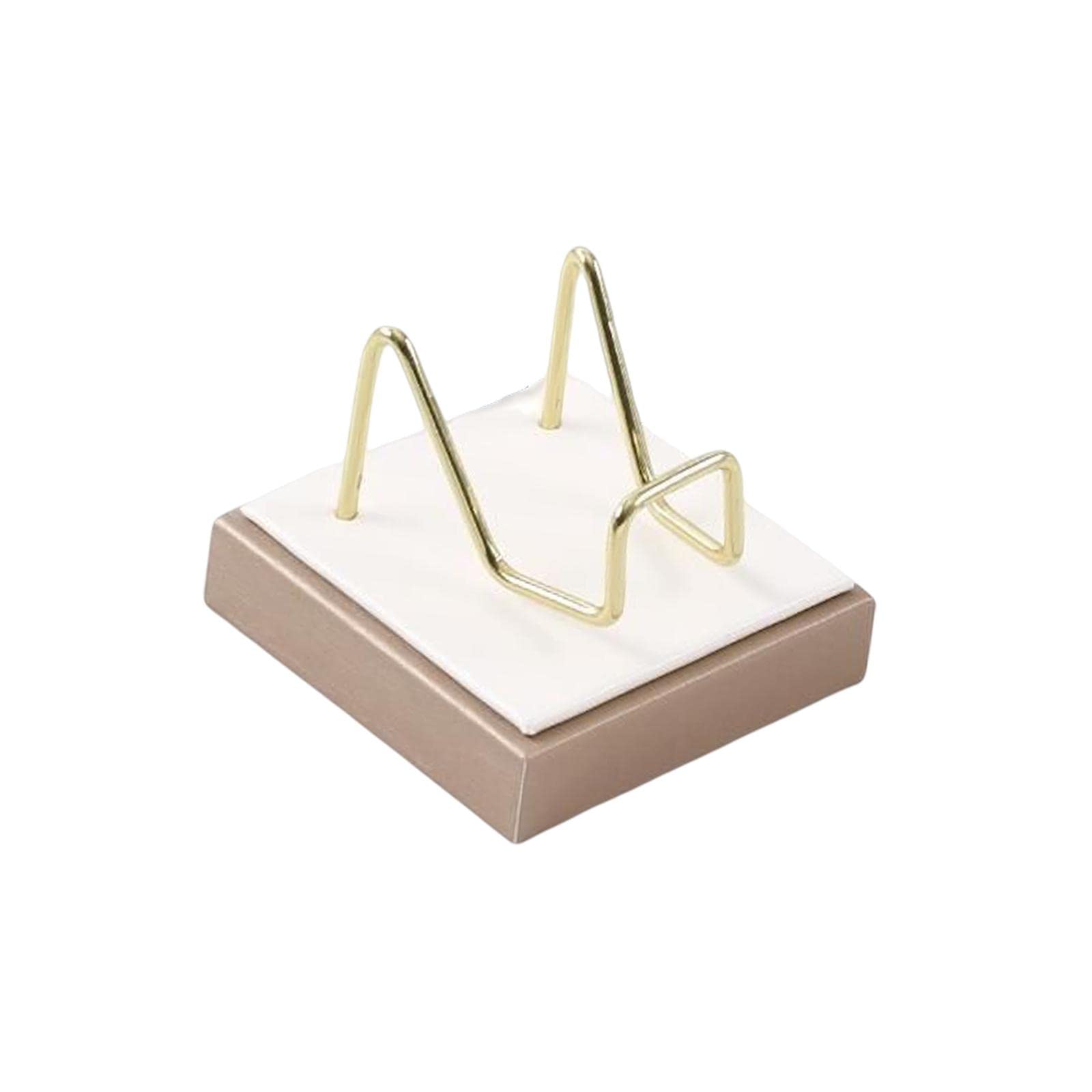 Multifunctional Arm Display Stand Holder Placement Racks for Rocks Office M(White Champagne)-image-7