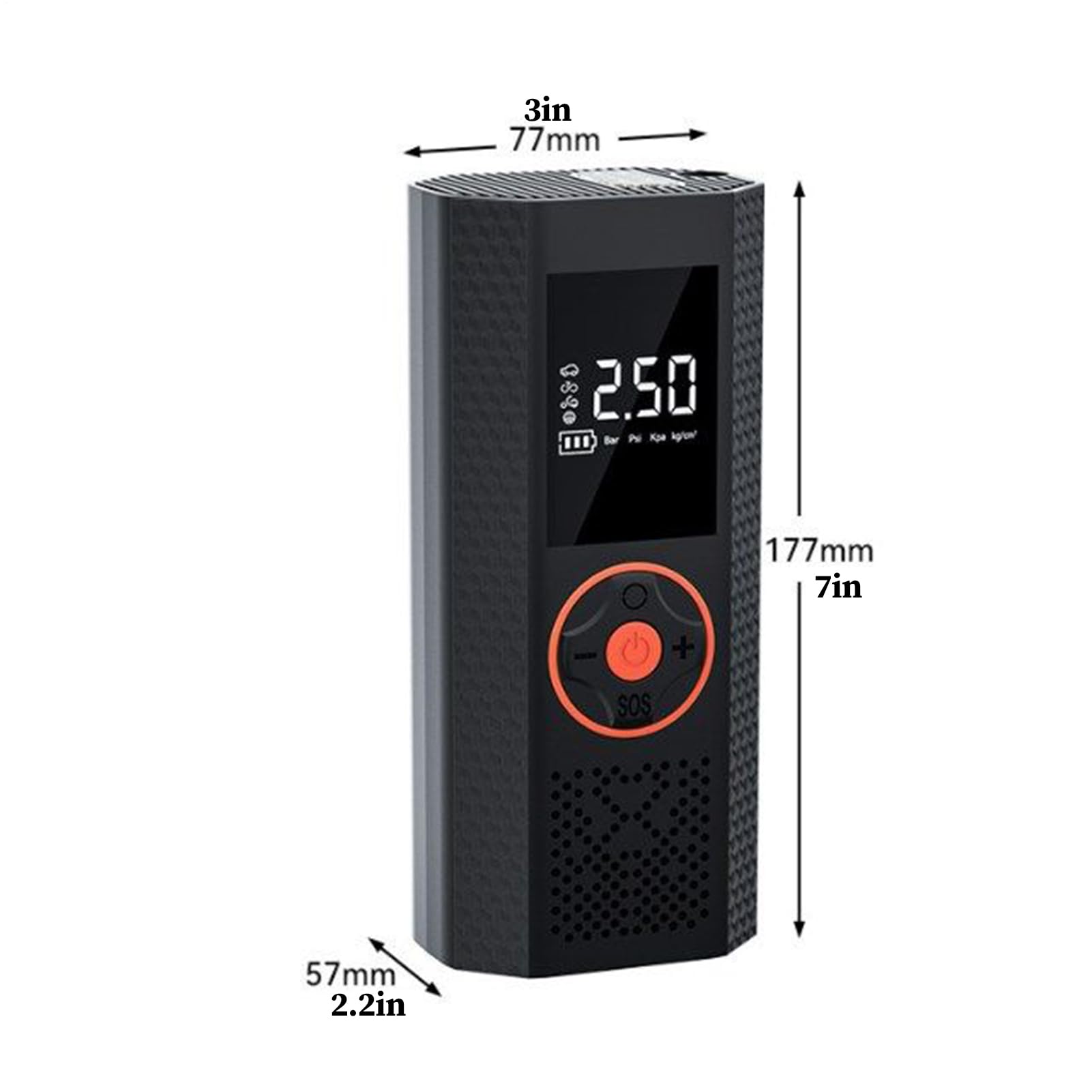 Pompe À Air Portable Arrêt Automatique Sans Fil Avec Éclairage