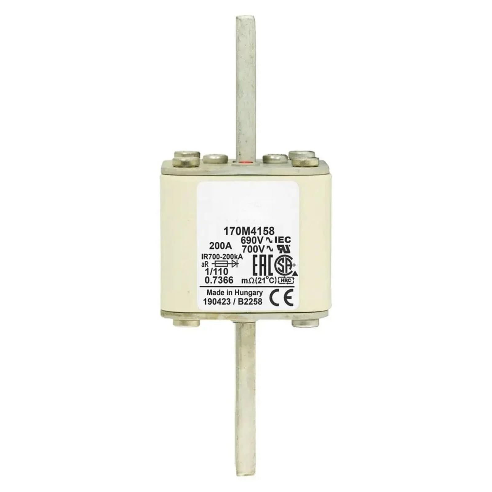 Fusible 170M4213 pour éviter les pannes électriques de la série 170M4212