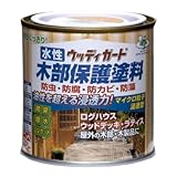 ニッペ ペンキ 塗料 水性ウッディガード 0.2L オーク 水性 屋外 ステイン 日本製 4976124532634