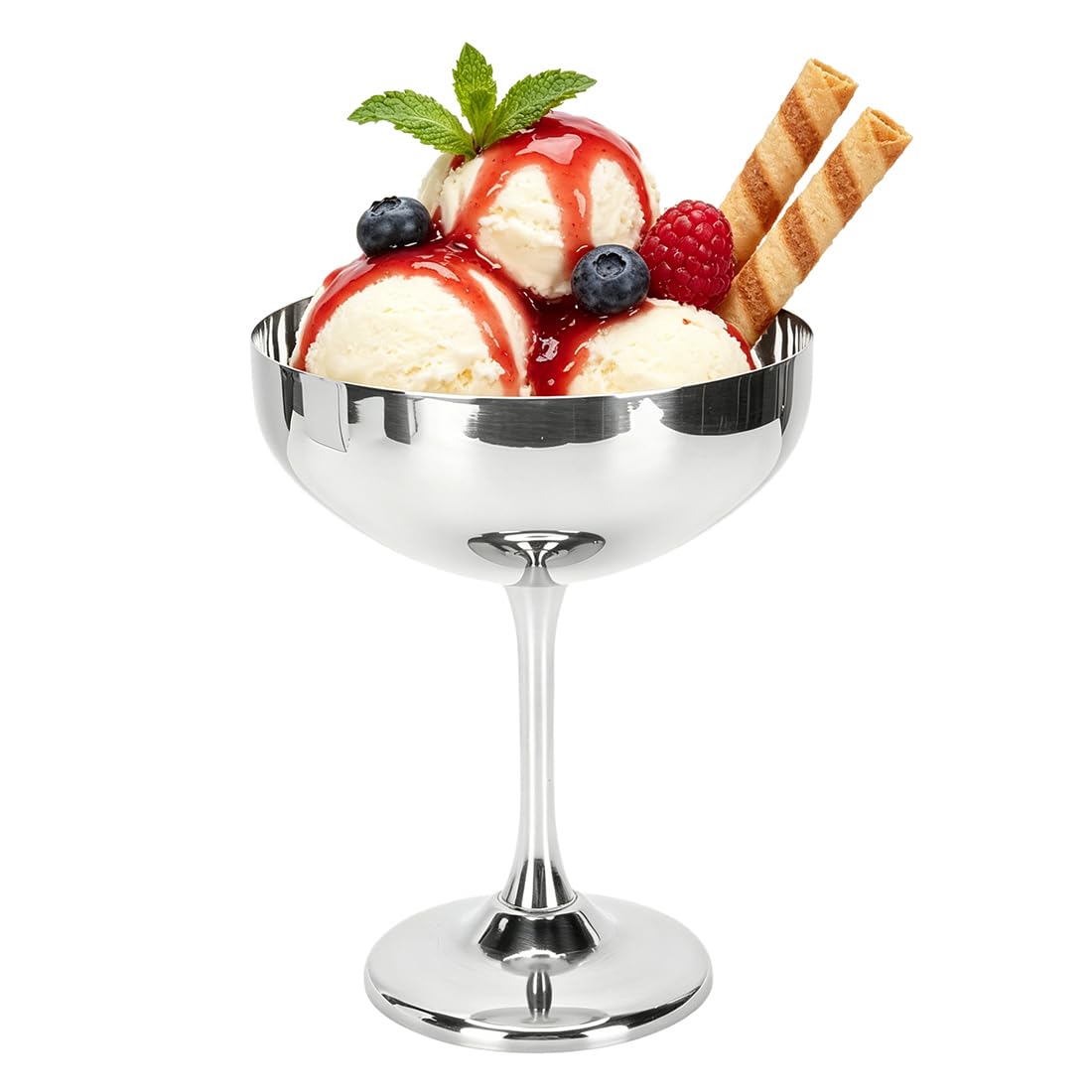 Amazon.com | Buachois 18/8 Stainless Steel Ice Cream Bowl, Dessert